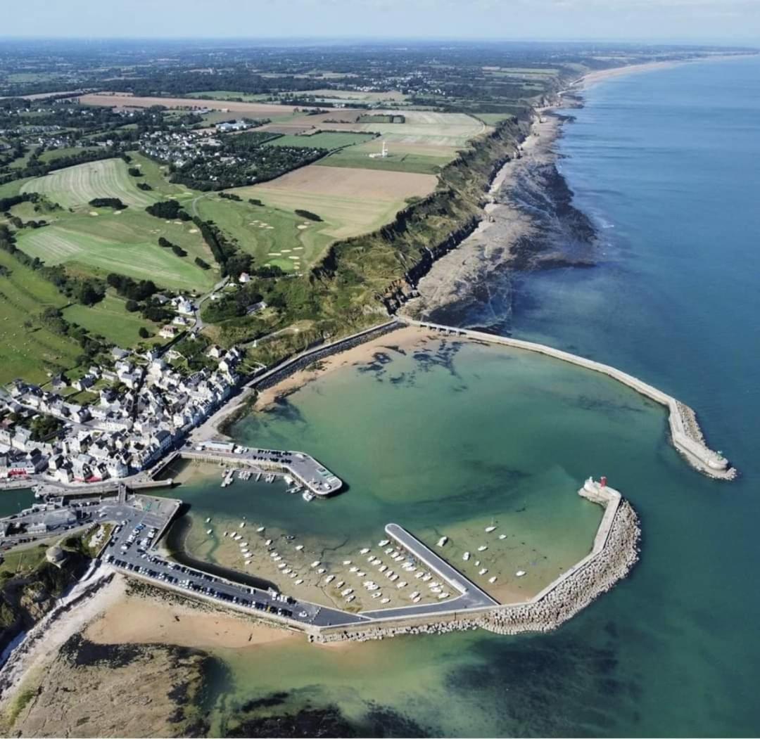 Cote Cottage Apt 3 Chambres Bien Equipee Vue Imprenable Sur Port Et Mer Etreham エクステリア 写真